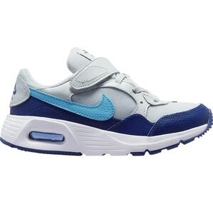 Boys’ Nike Air Max SC Pure Platinum/Blue Lightning Sneakers - Preschool Size 1.5
